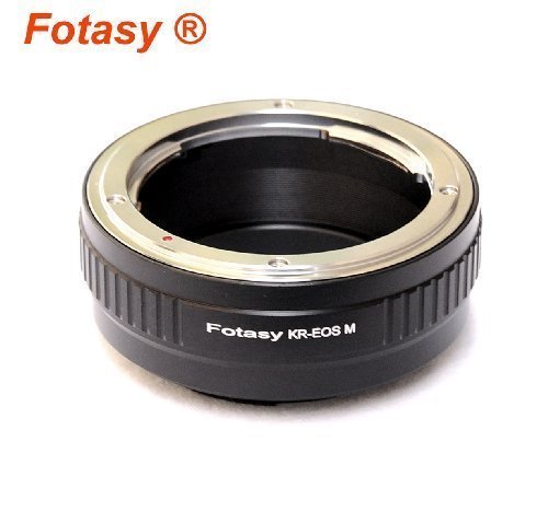 Fotasy Konica AR Lens to Canon EOS M EF-M Mirrorless Camera Adapter,  fits Canon M1, M2, M3 M10 Mirrorless Camera