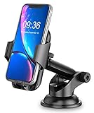 telefonos celulares iphone precios 【Almohadilla de Succión Ultra Pegajosa】: Diseño de actualización: potente ventosa con sistema de bloqueo de un solo paso para que el soporte móvil para coche se adhiera firmemente al salpicadero o al parabrisas u otras superficies planas. La succión fuerte hace que el soporte no se balancee y la ventosa puede lavarse y reutilizarse muchas veces.
