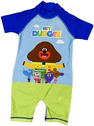 Boys Character All In One Surf Suit Good Coverage From UV Rays 1.5y To 4-5y (4-5 Years, Hey Duggee)