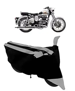 AIFY 100% Waterproof Bike Cover Dustproof UV Protection Bike Body Cover for Royal Enfield Classic 350 (Grey)