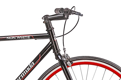 Fixie 28 Zoll Singlespeed Retro Fahrrad 28“ Fitnessbike Fixed Gear Rennrad Bike Flip Flop Nabe 52 cm/56 cm Rahmenhöhe Damen Herren in 4 Farben und 2 Größen - 7