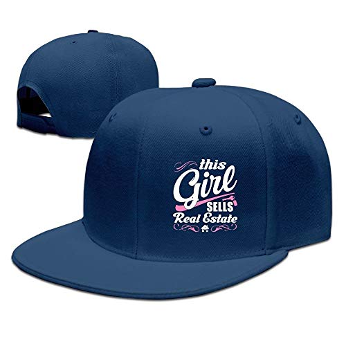 Preisvergleich Produktbild Dieses Mädchen verkauft Immobilien Unisex Snapback Flat Bill Baseballmütze Fashion26