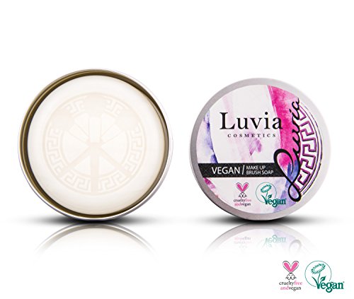 Luvia Cosmetics – Vegane Pinselreiniger Seife / Makeup Pinselreiniger zur Reinigung von Kosmetikpinseln – Vegan Brush Cleaner Soap – Ideal zur Reinigung von Pinselset Make Up Pinsel - 2