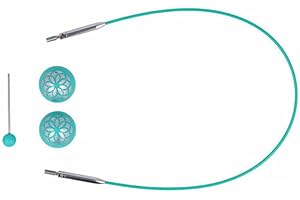 KnitPro - KnitPro The Mindful Collection Edelstahl Blau Fest Austauschbar Kabel für 40cm Nadel - 1 Setzen