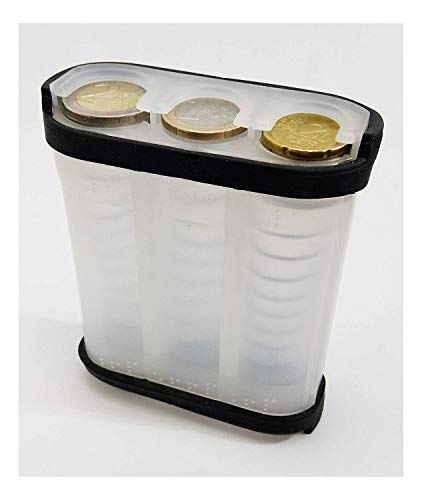 SU-CAMBIO Portamonedas euro, ultraligero de gran capacidad