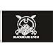 Produktbild FLAGGE PIRAT BLACKBEARD 150x90cm - PIRATEN TOTENKOPF FAHNE 90 x 150 cm - flaggen AZ FLAG Top Qualität