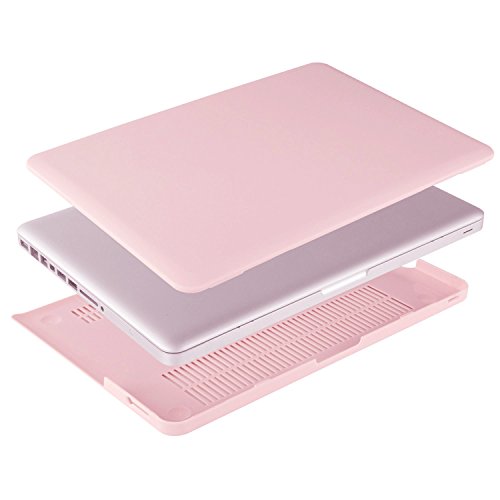 MOSISO Ultra Slim Plastik Hartschale Schutzhülle Hülle Snap Case für MacBook Pro 13 Zoll mit CD-ROM Drive (A1278), Rosenquarz - 4