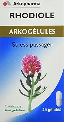 Arkopharma Rhodiorelax Phytothérapie Standard Arkogélules Rhodiole Flacon de 45 Gélules