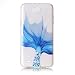 Produktbild LG X Power 2 handyhülle, Meeter Crystal Transparent Hülle für LG X Power 2, Meerjungfrau Geprägtes Muster Silikon hülle Kratzfeste Soft TPU Case Ultradünn Cover TPU Bumper Case Schutzhülle für LG X Power 2 Case Cover