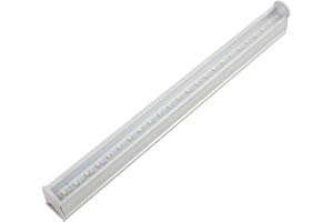 VETRINE IN RETE Vetrineinrete® Sottopensile led smd trasparente plafoniera neon tubo 30 50 60 90 120 cm luce naturale 4000k reglette per soffitto mensole ripiani (120cm 21w) P21