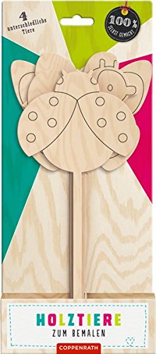 Preisvergleich Produktbild Bastelset Holztiere zum Bemalen