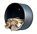 Produktbild SPINDER Banshee Kaminholz Aufbewahrung Stahl Schwarz Rund ø60cm VU200-02