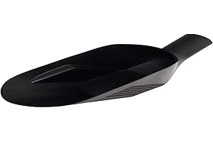 Rhinowares Coffee Gear Cuillère à café en plastique résistant pour café, expresso, thé, lait en poudre et plus encore Noir