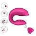 Produktbild MEROURII Paarvibrator Partner Vibratoren, mit Doppeltem Motor für Frauen und Paare G Punkt Vibratoren Prostata Stimulator Sexspielzeug mit 3 Vibrationsmodi, Wasserdicht, Fernbedienung
