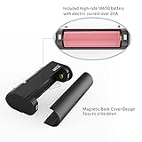 IMECIG® Q5 E Zigarette Starterset 80W Box Mod Set , Vape Starter Kit + Akkuträger + Top Refill Vaporizer + Temperaturmodus, 0.5 ohm Sub Ohm Elektrische Zigarette, mit, Nikotinfrei, Schwarz , (Eine 18650 Batterie im Lieferumfang) -