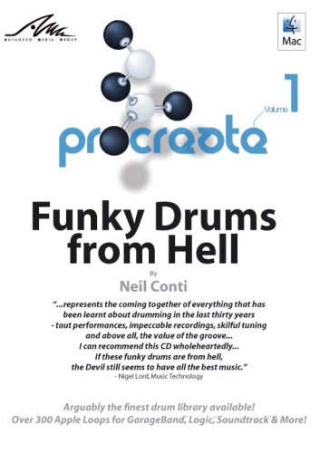 Preisvergleich Produktbild AMG procreate Volume 1: Funky Drums from Hell by Neil Conti