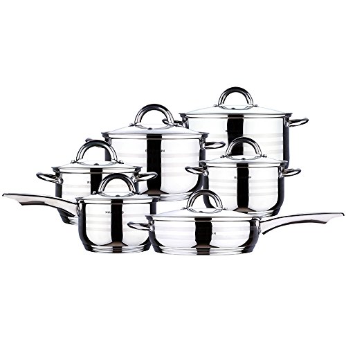 Preisvergleich Produktbild Blaumann Set, Kochtöpfe Jumbo 12 tlg.