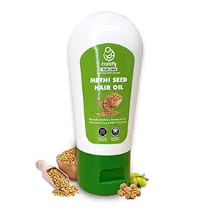 Healofy Naturals Methi Seed Hair oil, 60ml | Hair Growth Oil | Reduces Hairfall | For Smooth, Frizz-Free Hair