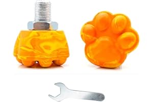 BEALIFE Pack of 2 Skate Toe Stops Cute Paw Roller Stopper Blockers Training Block Pad Indoor Outdoor Skating Parts Children