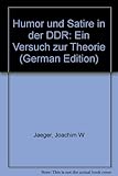 Image de Humor und Satire in der DDR: Ein Versuch zur Theorie