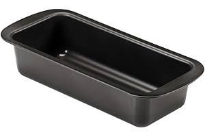 FORMEGOLOSE™, Stampo plumcake 30x11 cm, Acciaio con rivestimento antiaderente, Nero