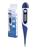 Medical Oral Thermometer for Fever Test Flexible Tip Body Temperature Fast Reading Oral Rectal Underarm for Children Kids Adult