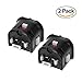 Produktbild Wisenovo Motion Plus Adapter - [2 Stück] Externer Remote Motion Plus Sensor Controller Adapter für WII WII U Fernbedienung - Schwarz