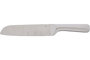 Alessi SG508 Mami Coltello Santoku Grande in Acciaio Forgiato Aisi 420, Satinato