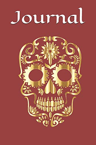 Preisvergleich Produktbild Journal: Gold Skull themed Journal 6" x 9" 100 pages