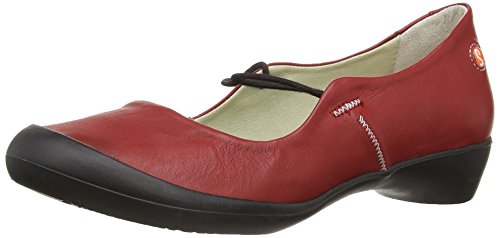 Fly London Fidelia, Women's Court Shoes, Red/Black Sole, 5 UK