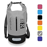 canoas para pesca baratas 2. Capacidad: Esta bolsa impermeable tiene 5L, 10L, 20L, 30L 4 tamaños para elegir satisfacer diferentes demandas. Esta bolsa impermeable puede caber todo que quiere llevar para la salida. Con el diseño de mochila, es más fácil y conveniente.