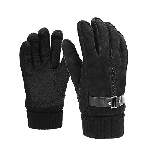 Preisvergleich Produktbild CJC Handschuhe Herren Winter Dick Warm Winddicht Kalt Beweis Thermal Fäustlinge Unisex (Farbe : T4, größe : ONE SIZE)