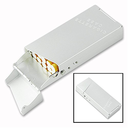 100's Cigarettes Case - WITUSE Aluminum Case for 100mm Cigarette, Silver