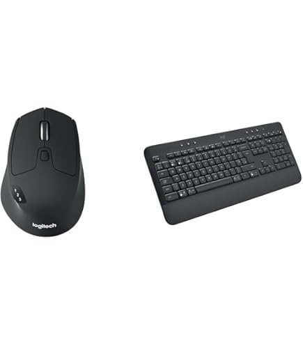 Logitech M720 Triathlon Multi-Device Wireless Mouse, Bluetooth