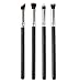 Demarkt Pro Comesitcs Brushes Eyeshadow Foundation Blending Brush Set Soft Synthetic Makeup Brushes 4Pcs