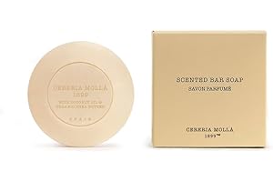 CERERIA MOLLA CERERÍA MOLLA 1899 | Pastilla Jabón Perfumado Black Orchid & Lily | Elaborado con Aceite de Coco y Manteca de Karité | Piel Hidratada | Ingrediente Naturales