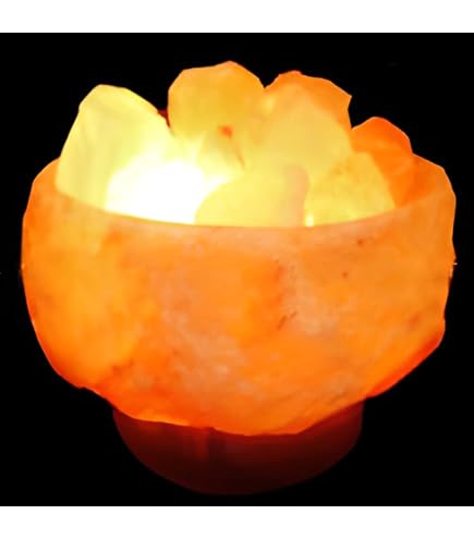 Lampada Di Sale Dell'Himalaya A Forma Di Braciere Cuore - 3kg, Con Certificato Di Garanzia E Impianto CE - Ionizzatore Naturale
