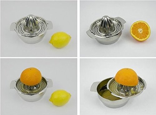 A-goo Edelstahl Zitrone Orange Frucht Juicer manuelle Zitronenpresse Schmutzf?nger - 3