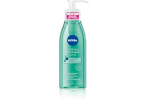 NIVEA Ansiktsrengöring Derma Skin Clear Wash Gel 150 ml | Djuprengörande ansiktsrengöringsgel, salicylsyra ansiktstvätt med n
