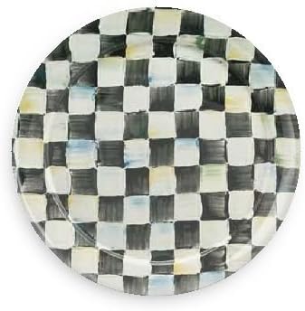 Makenzie-Childs Style Plate on a Pin 3" Pin-back Button