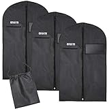 OPTIMALE GRÖSSE um größere Jacken, Sakkos, Hemden, Kleider, Smokings, Blusen mehrere dünne Kleidungsstücke, wie Hemden, passen problemlos in die Kleidersäcke.