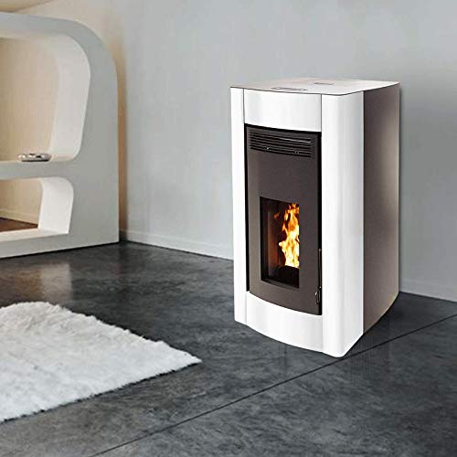 Poêle hydro - San Nicola 20kw étanche Bordeaux Avec télécommande Avec wifi