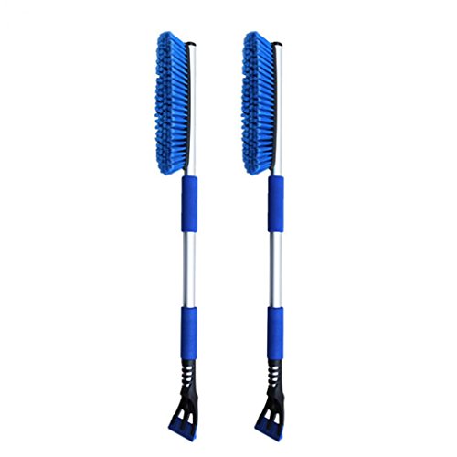 Raschietto Per Ghiaccio Auto 2 In 1 Con Scopa - Manico Ergonomico, Per