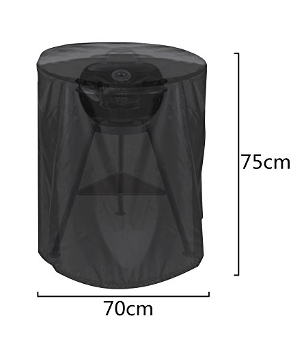 Grillabdeckung Gasgrill,Grillhaube,Abdeckhaube Gasgrill,Grillabdeckung Schutzhülle,Grill Abdeckhaube,Barbecue-Abdeckung,Grill-Abdeckung mit Silikon-Grillpinsel / BBQ Basting Brush.Equipped mit einem Reißverschluss-Aufbewahrungsbeutel. TEPSMIGO - 2