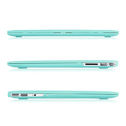 Fintie MacBook Air 13 Hülle – Ultra Slim Hochwertige Matt Gummierte Hartschale Tasche Schutzhülle Snap Case für Apple MacBook Air 13.3 Zoll (A1466 / A1369) , Mint Grün - 4