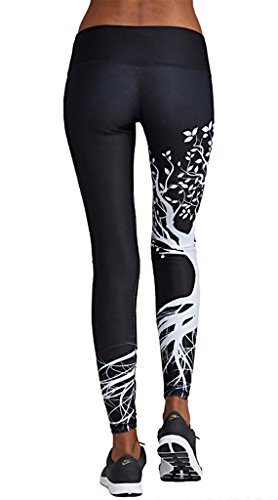 Topgraph Damen Yoga Leggins Lang Training Tights Laufhose Jogging Pants Fitness Sporthose - 3