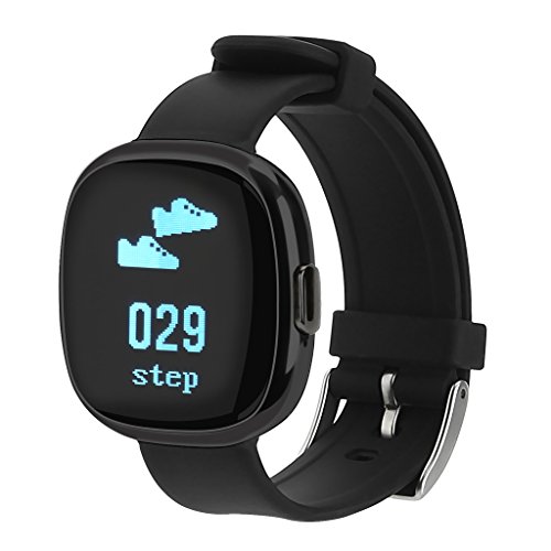 NONMON Blutdruck Herzfrequenz Monitor Fitness Tracker Pulsuhr Glasschirm