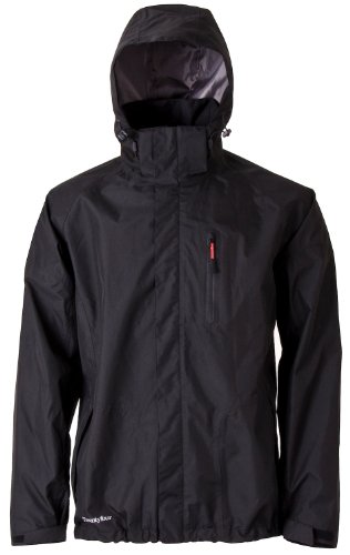 Twentyfour Herren Motion Stilvolle Funktions Allwetterjacke, Schwarz, XL, 426982