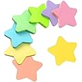Sticky Notes, 560 Sheets/pad Without line Sticky Notes 70 x 70 mm Self Sticky Notes Pad, 8 Colours Star Shape Sticky Notes for Office Meeting School and Home