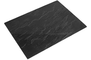 PRODBUY LIMITED 40cm x 30cm Glass Worktop Saver - Slate Effect
